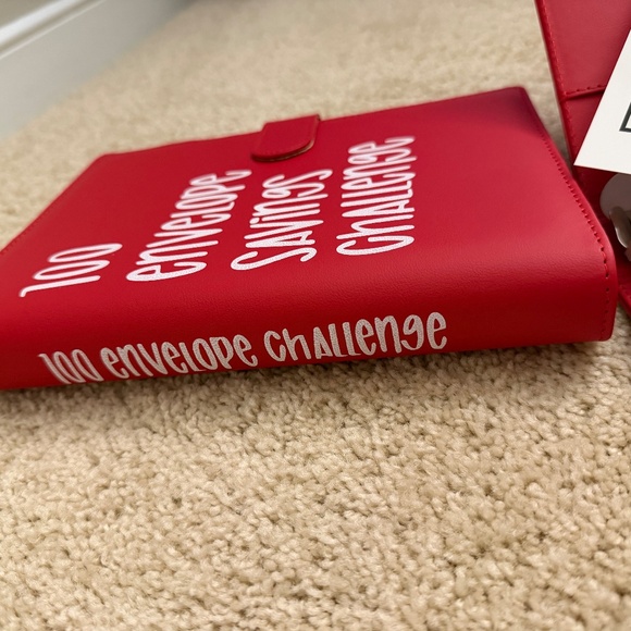 RED 100 Money Savings Challenge A5 Money Binder Book Money Budget Book Budget - Picture 7 of 9